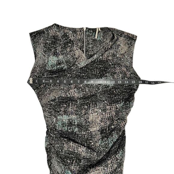 Iro Ruched Side Shift Dress Multicolored Abstract Print Sleeveless Size XSmall - Picture 8 of 10